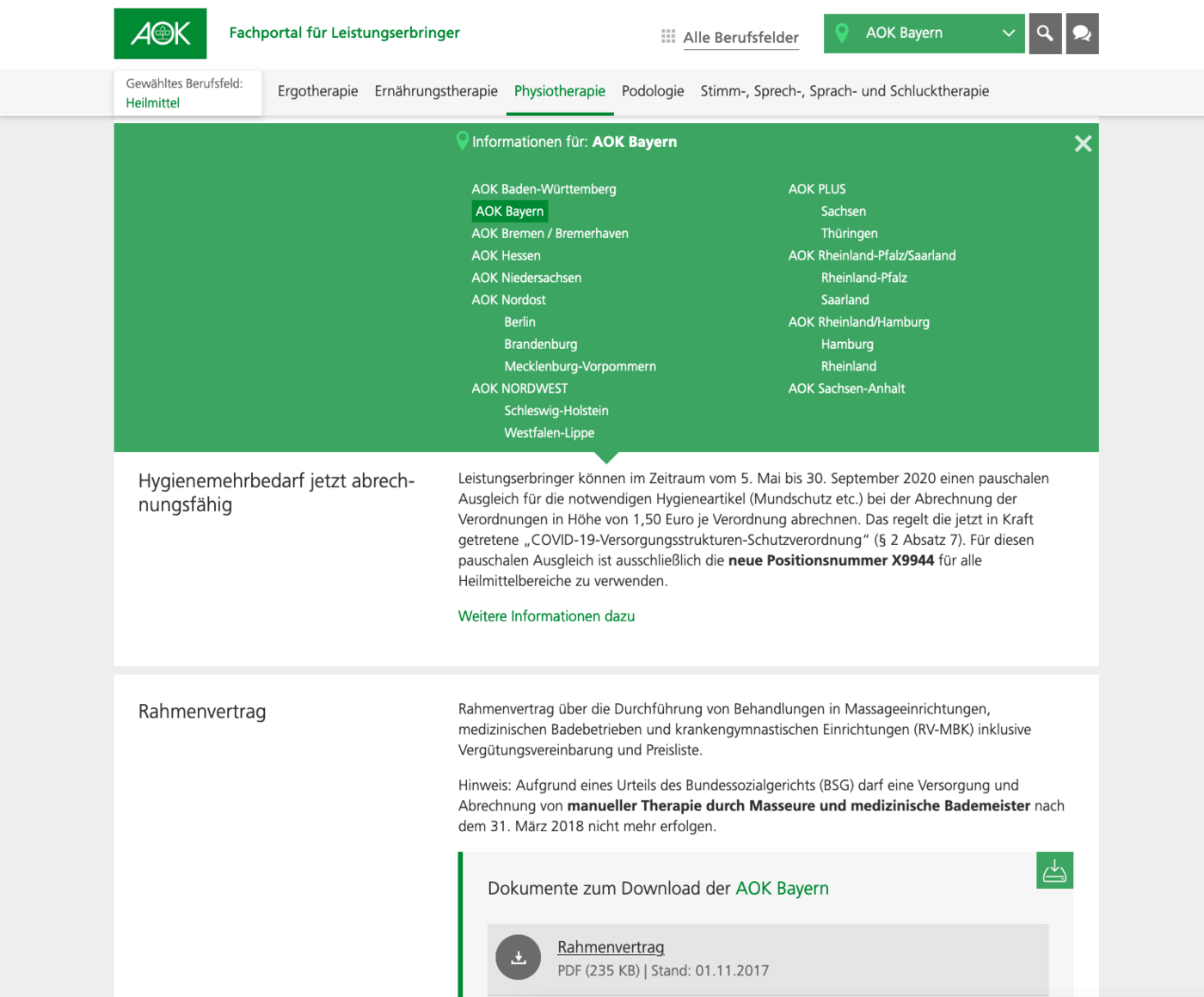 AOK Gesundheitspartner | XIMA